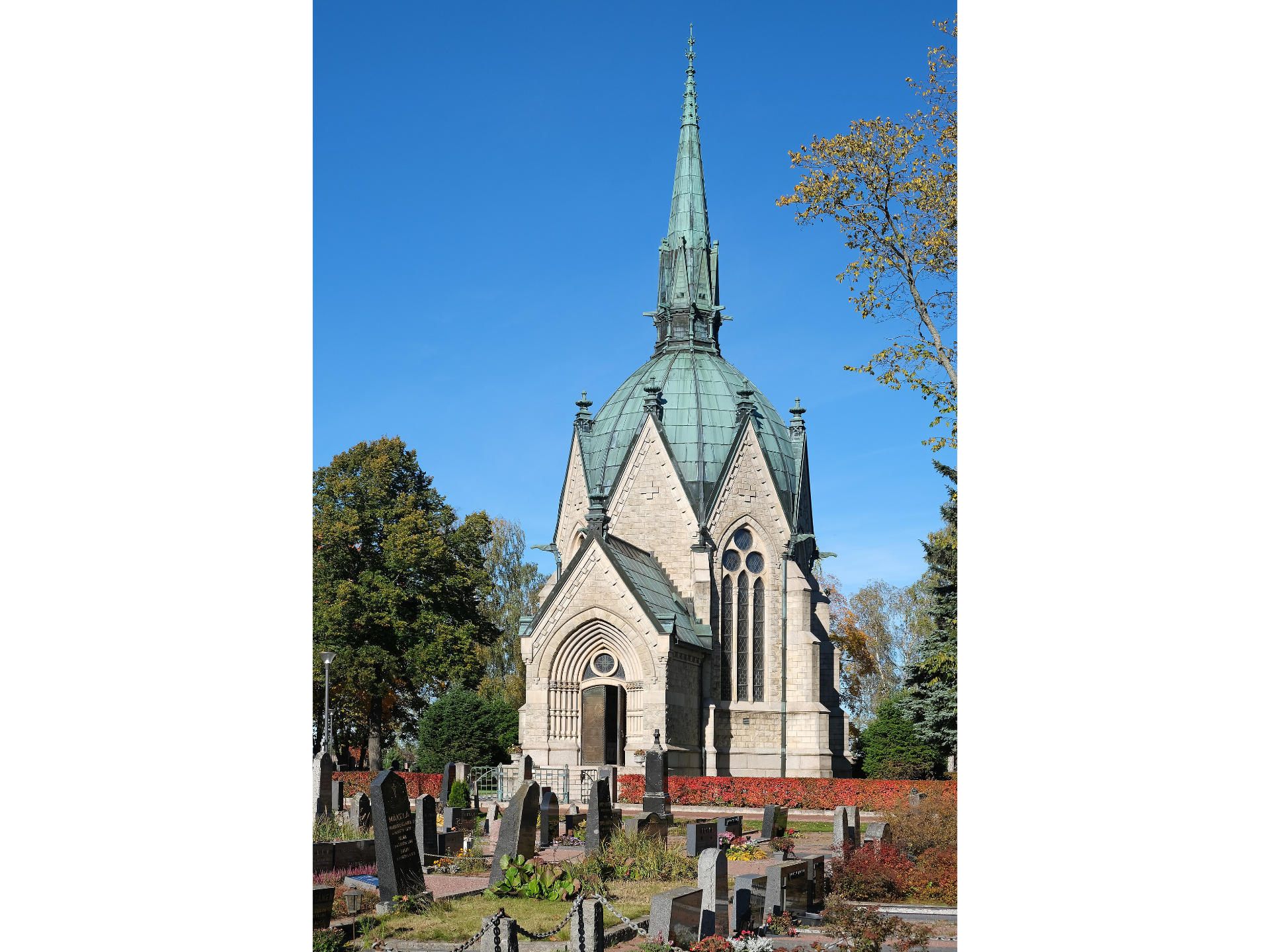 F.A. Juséliuksen mausoleumi Porin Käppärän hautausmaalla. Kuva: Wikipedia.